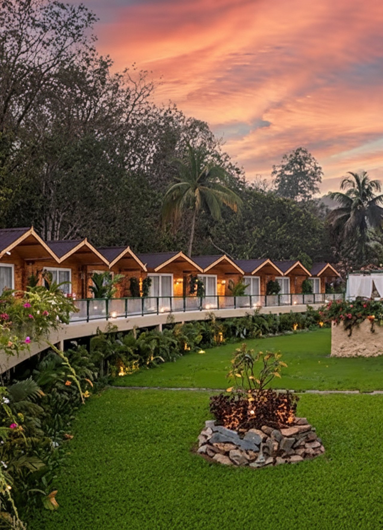 Mayura Phalguni River Resort – Scenic riverside resort at Pilikula Nisargadhama, Mangalore surrounded by lush greenery and serene nature views